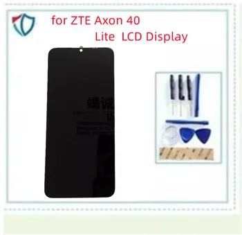 Оригиналът е за ZTE Axon 40 Lite LCD дисплей със сензорен панел и цифров преобразувател на екрана в събирането на