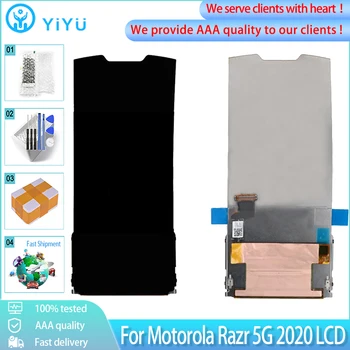 ORI За Motorola Razr 2019 XT2000-1 LCD Сензорен дисплей, Дигитайзер За Motorola Razr 5G 2020 XT2071-4 LCD дисплей с Дълъг Екран