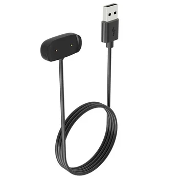 Лаптоп USB-кабел за зареждане на смарт часа Amazfit Bip 3, Магнитен адаптер за захранване, кабел за зареждане, кабелна зарядно устройство за Amazfit Bip3