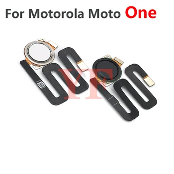 За Motorola Moto One Vision P50 XT1970 Четец на Пръстови Отпечатъци One Fusion Сензор Touch ID Клавиш за Връщане на Бутон Home Гъвкав Кабел