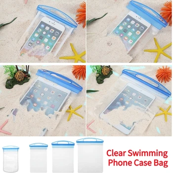 Универсален прозрачен плувен водоустойчив калъф за телефон Чанта Подводен калъф Калъф за iPhone Huawei Samsung Xiaomi Калъф за смартфон