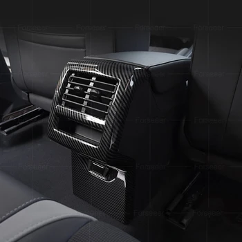 Декоративна рамка вентилационни отвори за климатика на задната седалка, стикер на накладку за воздуховыпуска за автоаксесоари Фолксваген Голф 8