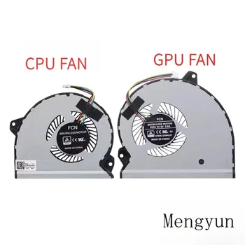 Вентилатор за Радиатор за охлаждане на процесора GPU лаптоп ASUS ROG Strix GL702 GL702VS GL702VSK FK9T FK9X Фенове на компютърен охладител 13NB0DZ0AM0201 0301
