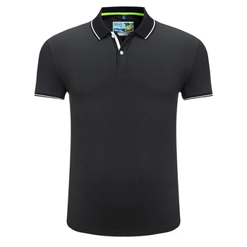 Летни тениски, потници, мъжки тениски с къс ръкав за голф, тенис на маса, тениски за бягане на открито, спортни дрехи, Черно-бяла риза с къси ръкави