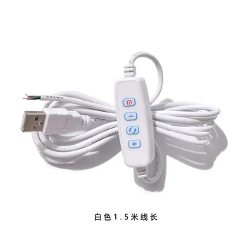 USB Порт 1,5 М Hdmi Кабел-Адаптер Удължител Източник на Захранване Dc 5 В Led Димер За Led Лампа С Ключ за Включване-ИЗКЛЮЧВАНЕ на 4-Ключ Контролер