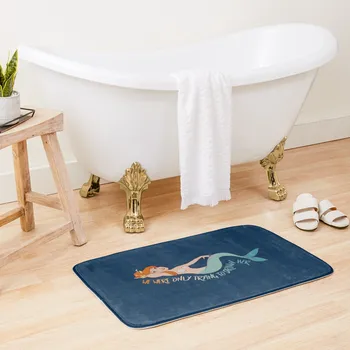 Подложка за вана във формата на русалка във формата на лагуна, Аксесоари за баня, противоскользящий килим, Аксесоари за баня, килимчета за баня