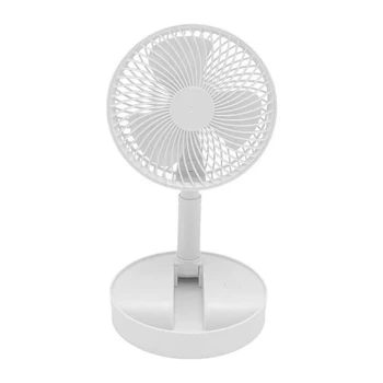 USB Мини настолен вентилатор 3600 mah Безжична Сгъваема външен охладител на въздуха Мултифункционален с възможност за регулиране в 4 асистенции за вашия дом офис Хотел