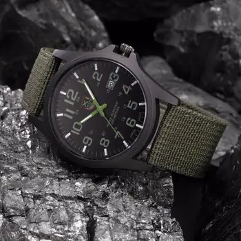 Модерни мъжки ръчни часовници с луксозен стомана кварцов спортна кожена каишка, Военни Бизнес часовник с дата от неръждаема стомана Relogio Masculino 2024