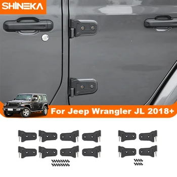 Комплект Странични Врати на Панти SHINEKA За Jeep Wrangler JL Gladiator JT 2018 2019 2020-2023 Оригинални Автомобилни Панти, Външни Аксесоари