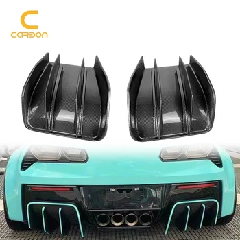 Устна заден дифузьор кола от този въглеродни влакна за Chevrolet Corvette C8 2019+
