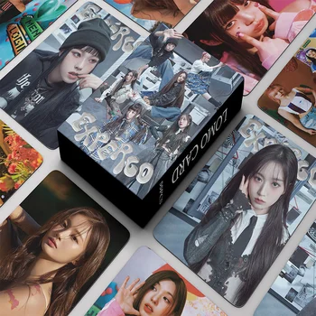 55 бр./компл. Kpop Нов Албум NMIXX ENTWURF AD MARE Фотокарточки Албум Lomo Cards NMIXX Фотокарточки ЛИЛИ HAEWON Kpop Girls Fans Подарък