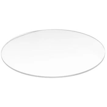 Прозрачен огледално акрилно кръгъл диск с дебелина 3 мм Диаметър: 60 мм