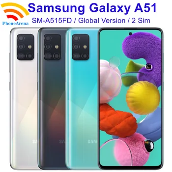 Samsung Galaxy A51 A515FD Глобалната версия с две SIM-карти, 6,5 