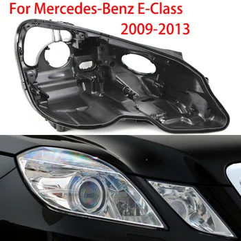 За Mercedes-Benz E-Class W212 2009-2013 Корпус Лещи Фарове Черно Лампа Резервни Части За Ремонт На Фаровете Лампа Отдолу Фарове