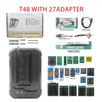 Програмист T48 с 27 адаптери (TL866-3G) по-Добре, отколкото minipro tl866 за SPI / Nor / NAND Flash / EMMC BGA153/162/169/100/221