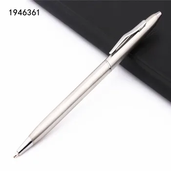 Висококачествена химикалка писалка 018 за международно едрия бизнес със средния връх, се почиства сребро, нова