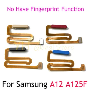 За Samsung Galaxy A12 A125F A125 M12S M127F M127 Бутон Home Сензор за Пръстови отпечатъци Touch ID Гъвкав Кабел