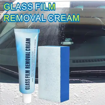 Препарат за почистване на маслената фолио за автомобилни очила Средство за полиране на автомобилни стъкла, обезжиривающее средство за премахване на блажна фолио на предното стъкло