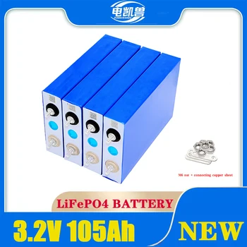 Нова Оригинална Батерия Lifepo4 3.2 V 100Ah 105Ah САМ 12V 24V 48V електрически автомобил Яхта Слънчевата Батерия на ЕС/САЩ Внасят