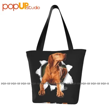 Порода кучета Vizsla, дизайн с драскотини, смешни чанти, универсална чанта за пазаруване, високо качество