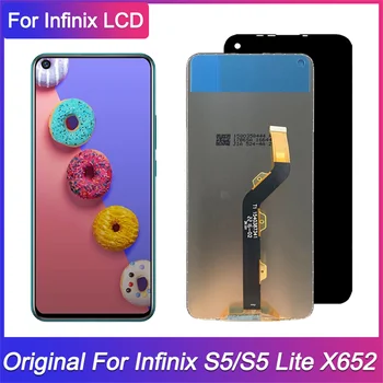 Оригинални LCD дисплей За Infinix S5 X652 Дисплей Със Сензорен Екран Дигитайзер В Събирането на Замяна За Infinix S5 Lite X652B X652C Dispaly