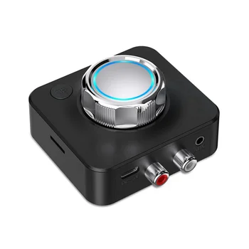 Аудиоприемник Bluetooth 5.0, 3D стереомузыка, безжичен адаптер TF карта, RCA и 3.5 mm, 3,5 конектор AUX за автомобилния комплект