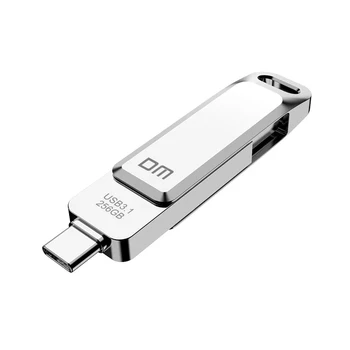 Флаш памет DM Type C USB3.0 32GB 64G 128G 256G За Паметта на смартфона Andriods MINI Usb Stick PD168