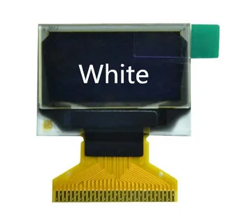 0,96-инчов OLED-дисплей с бял цвят на 30-пинов SSD1306 drive IC 128 * 64